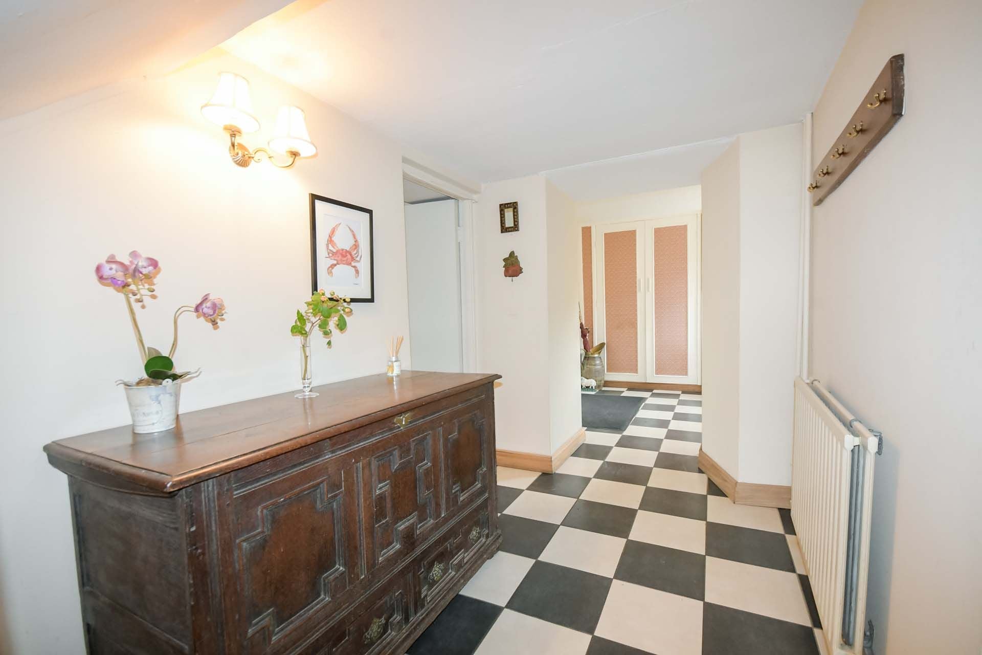 lobby links the office to the main house