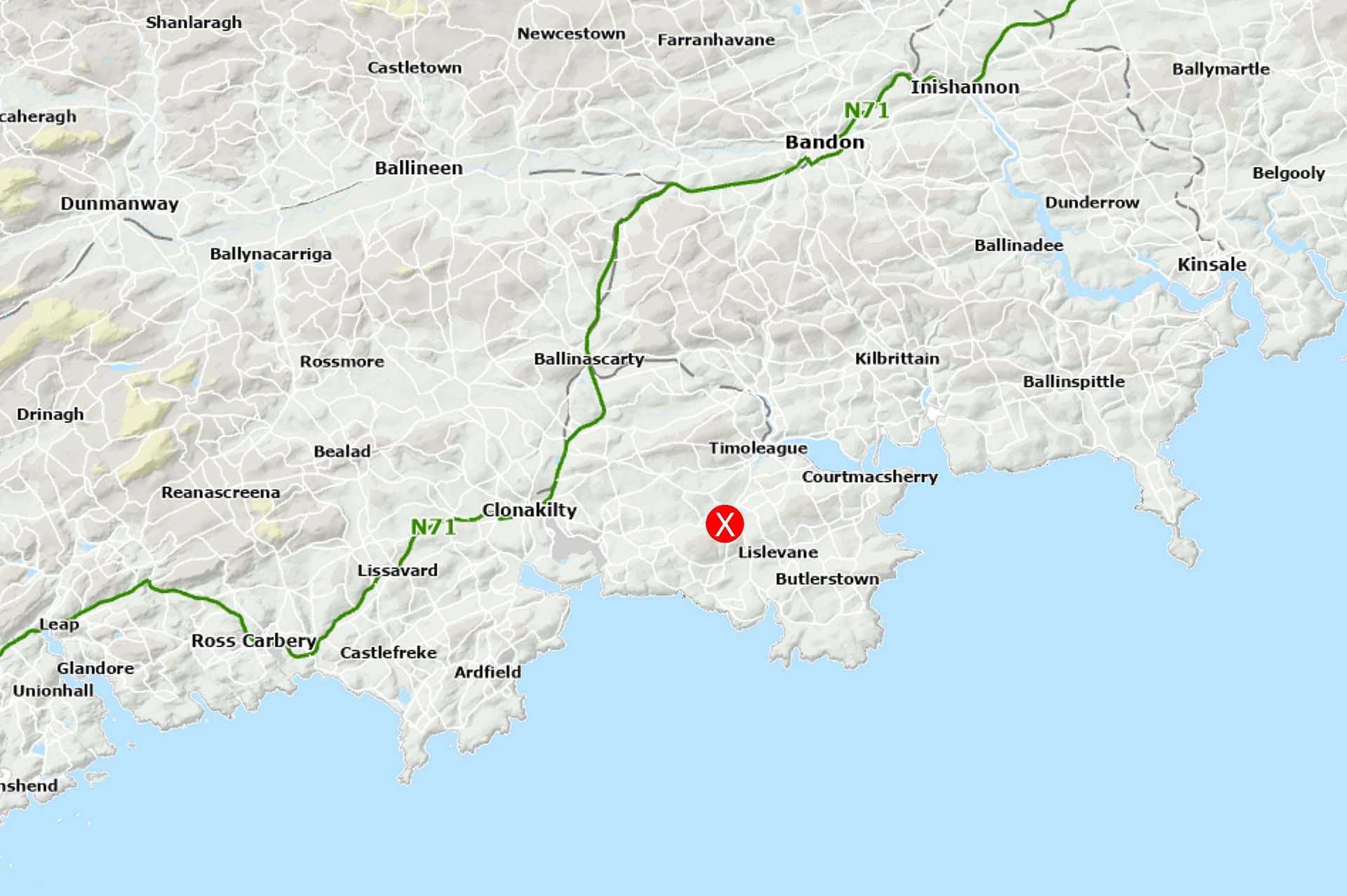 13 area map