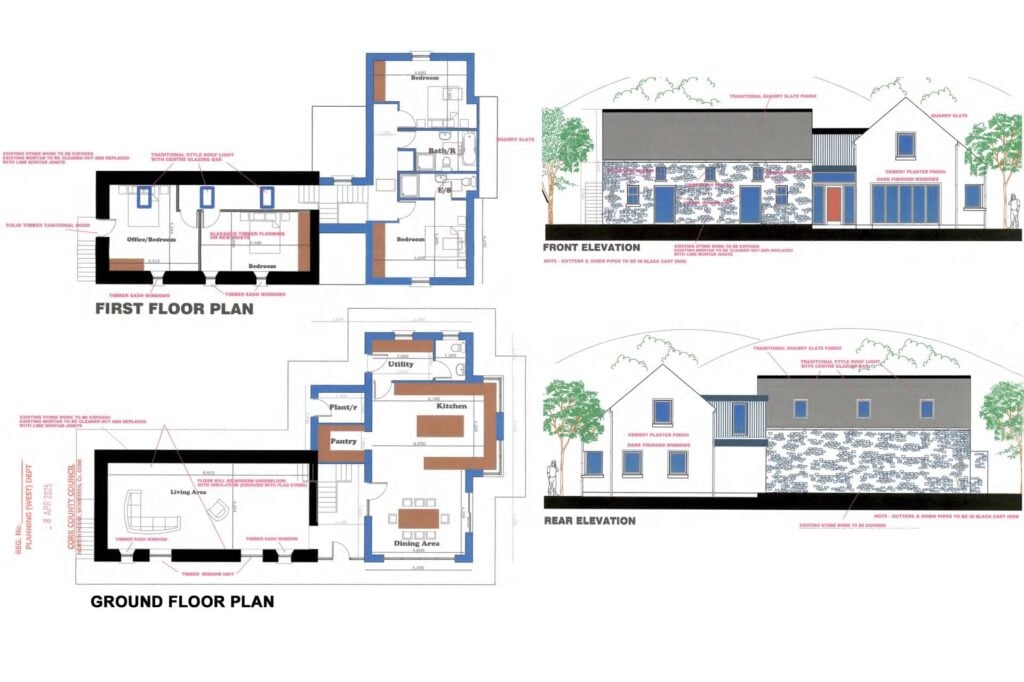 cloghboola elevations and floor plans