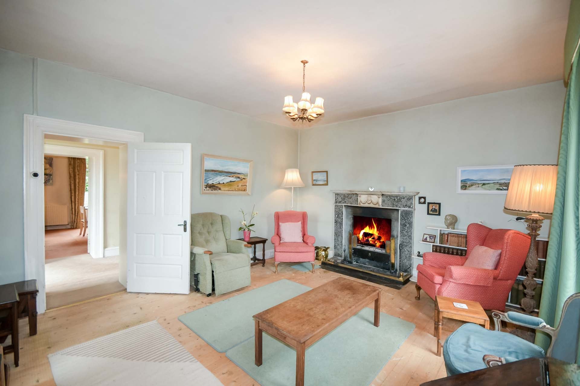  Sitting room at Seaview Farm 