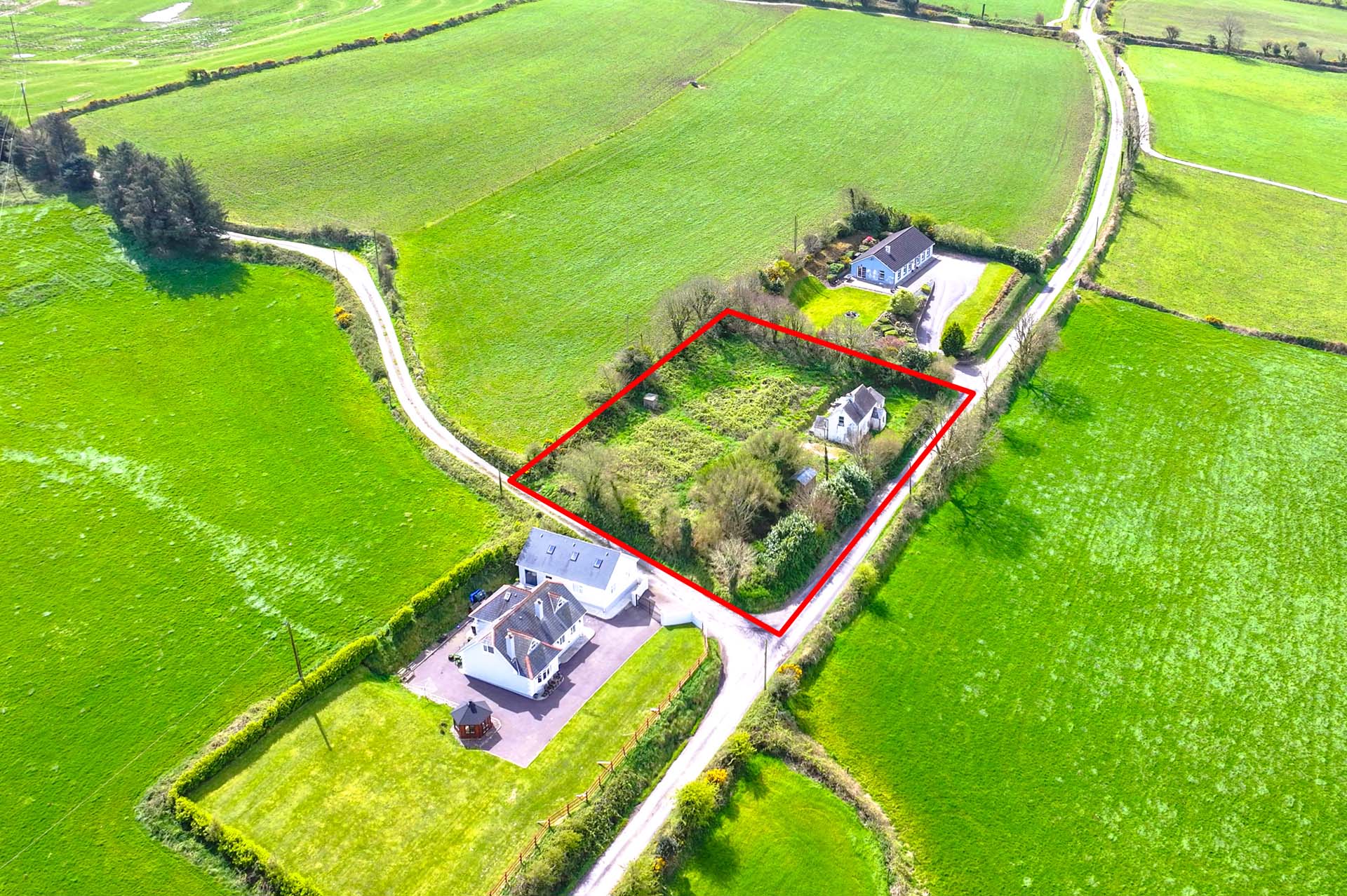  Looking west towards cottage for sale at shanaway ballineen