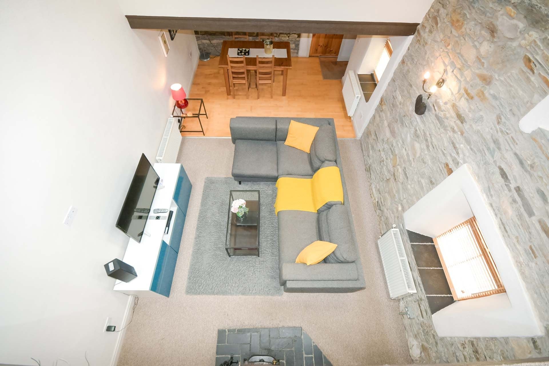 35 view from mezzanine over bedroom 2